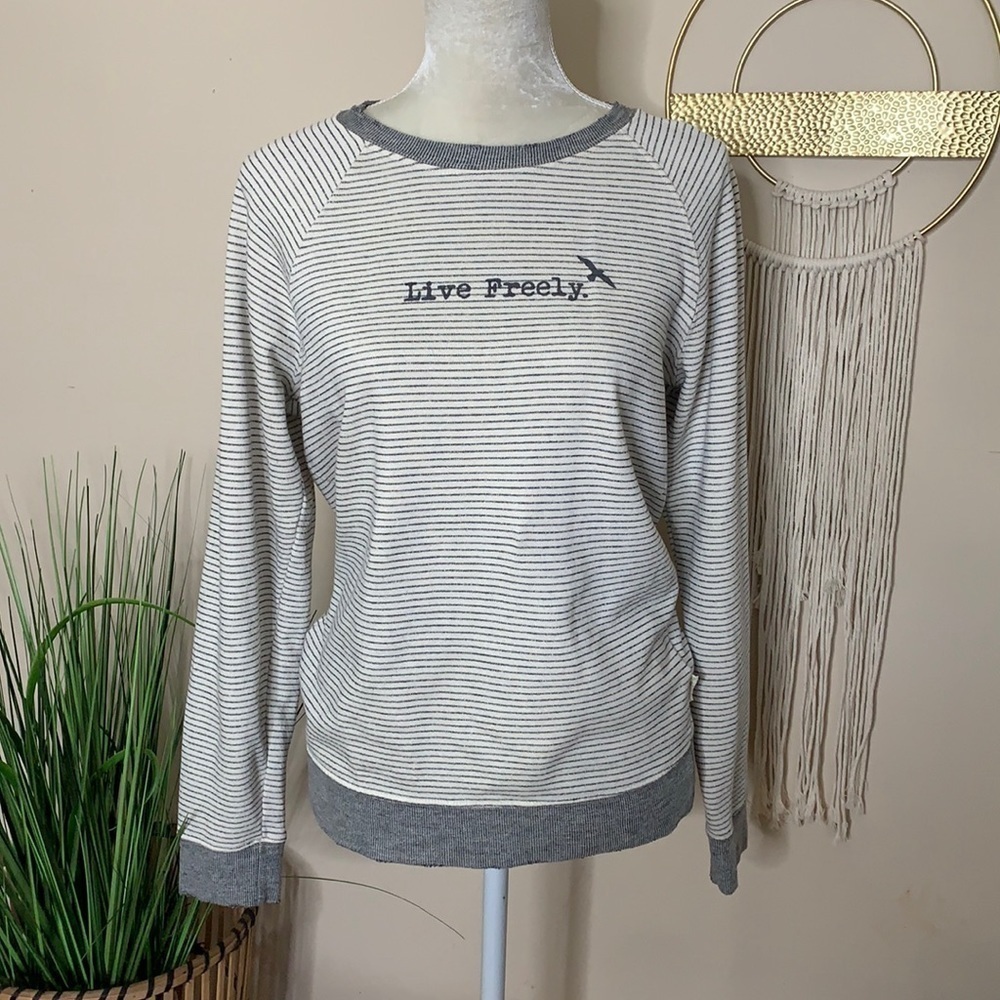 nwt //avocado live freely French terry sweatshirt